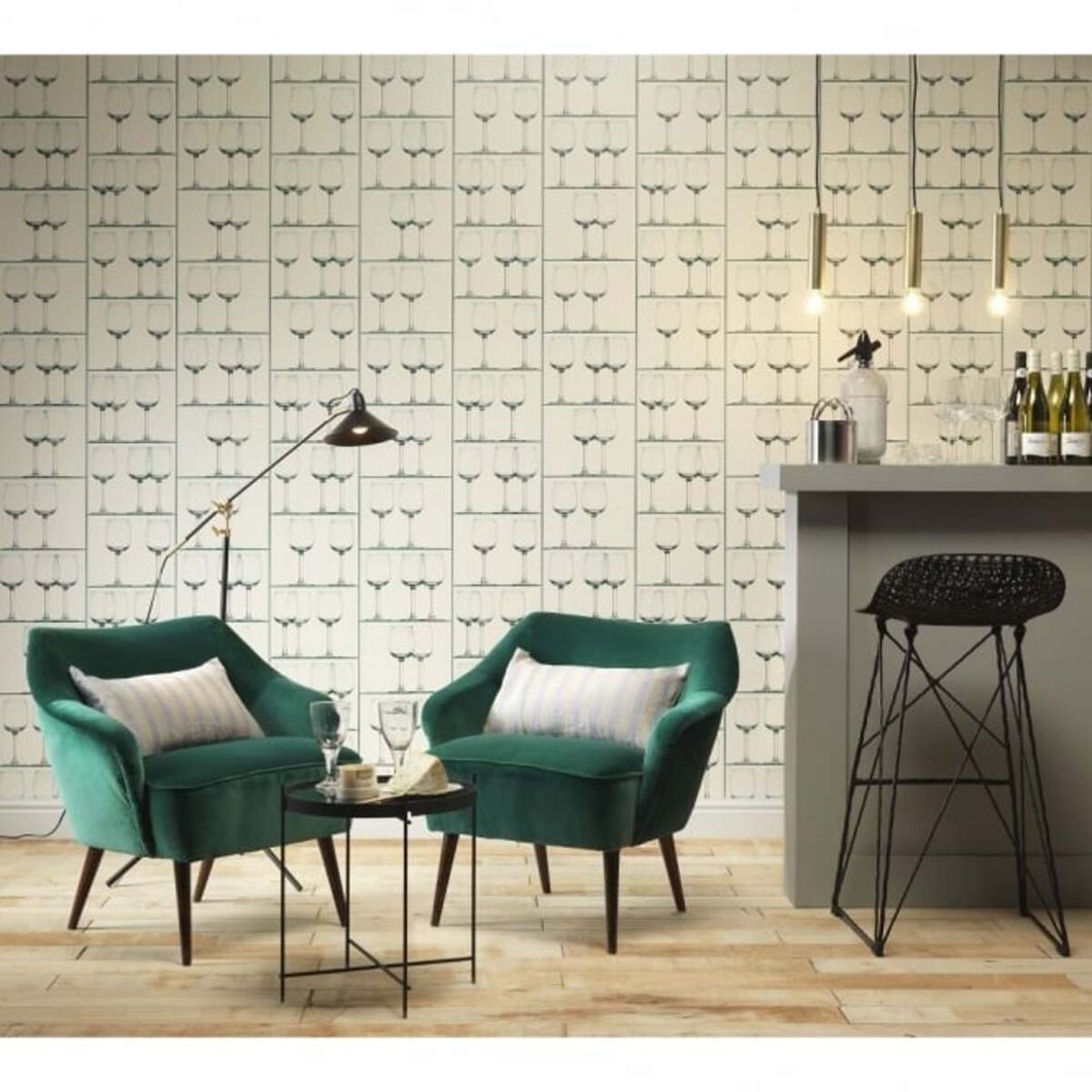 Обои виниловые на бумажной основе Rasch Tiles & More XIII  белый 0,53 х 10,05м (879810)