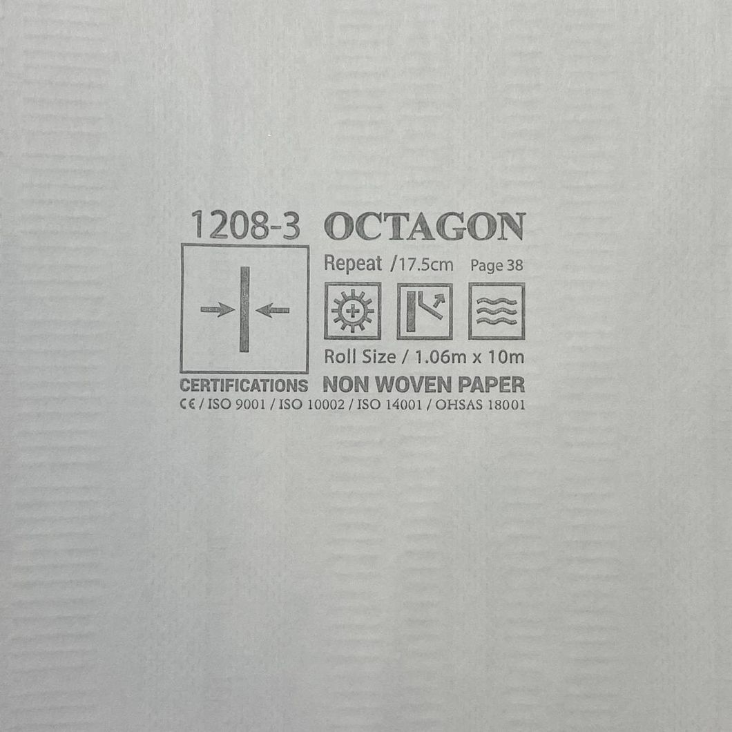 Шпалери вінілові на флізеліновій основі Octagon AdaWall бежевий 1,06 х 10,05м (1208-3)