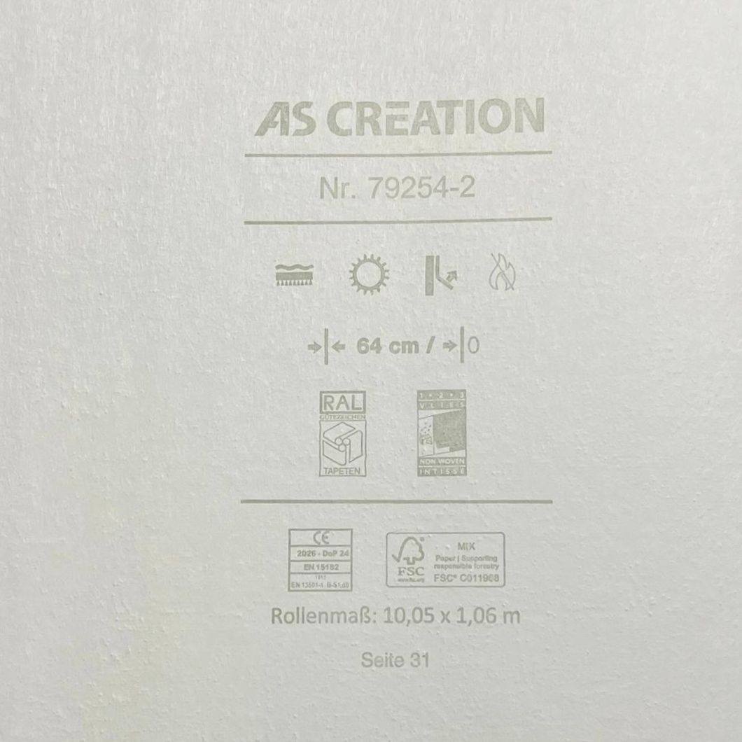 Шпалери вінілові на флізеліновій основі AS Creation Grand Aura бежевий 1,06 х 10,05м (79254-5)