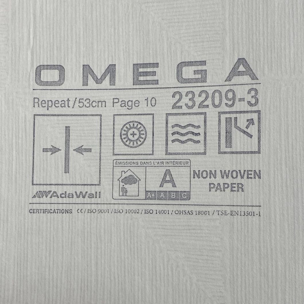 Обои виниловые на флизелиновой основе Бежевые OMEGA AdaWall 1,06 х 10,05м (23209-3)