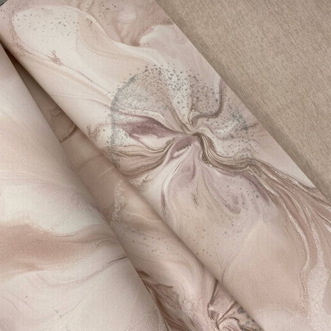 Обои виниловые на флизелиновой основе Erismann Aurora розовые 1,06 х 10,05м (12244-05)