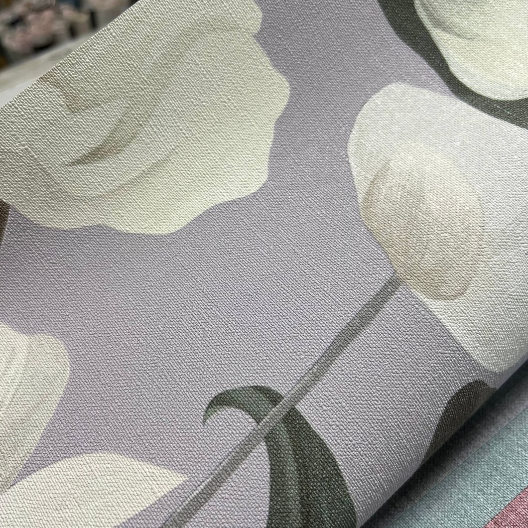 Обои виниловые на флизелиновой основе Erismann Secret Garden фиолетовый 1,06 х 10,05м (12240-31)