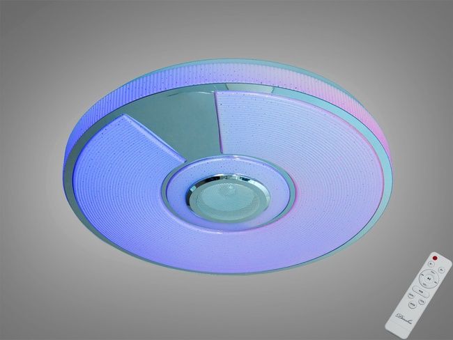 Смарт LED люстра біла 80 Вт RGB з Bluetooth, I-LINK додаток