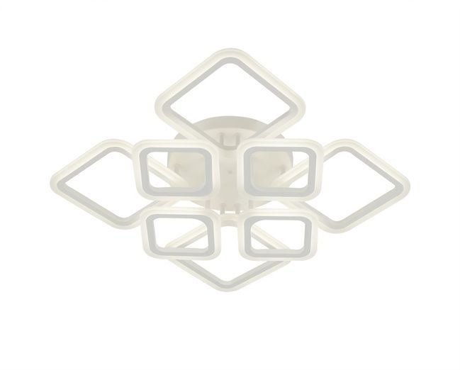 LED Стельова Люстра INTEREES IS 5106-4+4 (Білий), Білий4