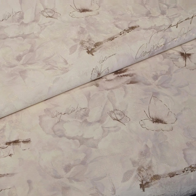 Шпалери вінілові на флізеліновій основі Слов'янські шпалери Elegance В121 Політ бежевий 1,06 х 10,05м (V 304-02),
