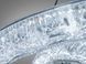 Подвесная люстра LED три кольца золото 125 Вт