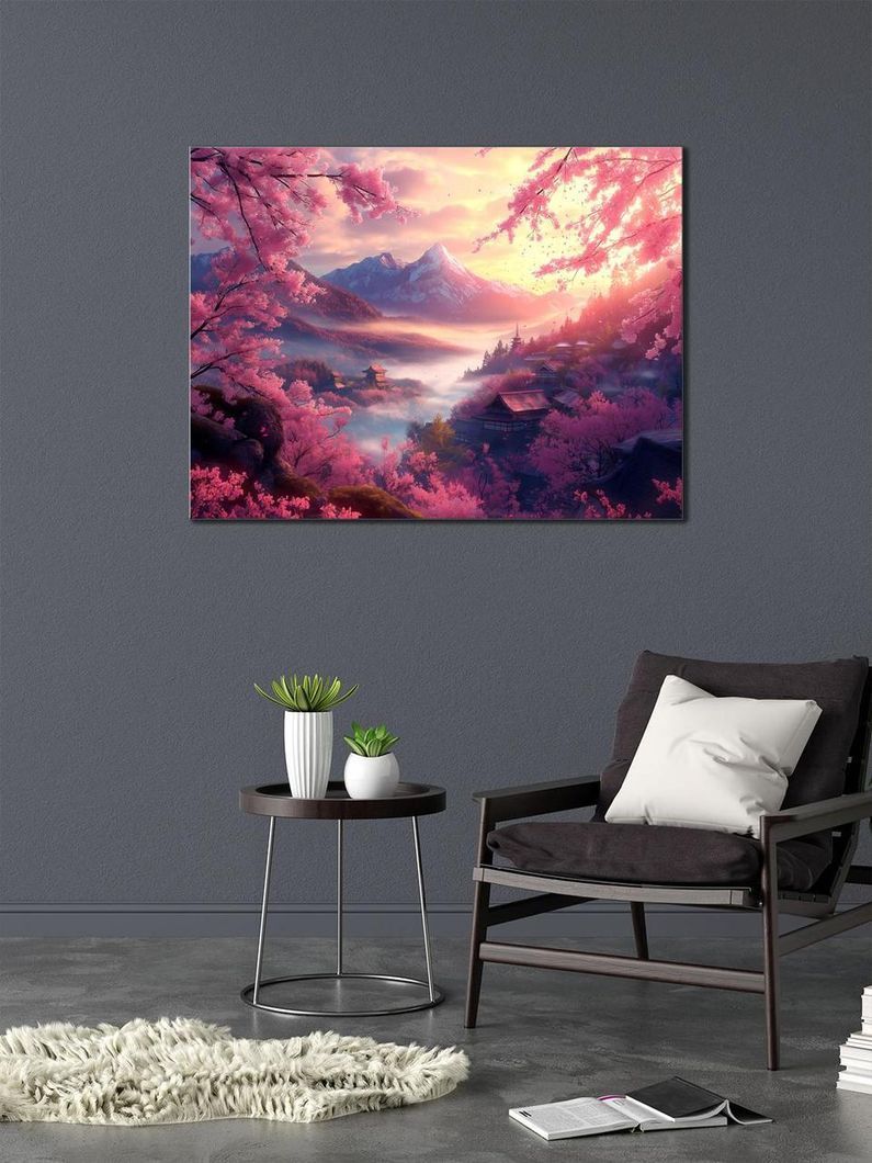 Картина на холсте МАKO "Нежная Сакура " 50x70 см MK10527_5070