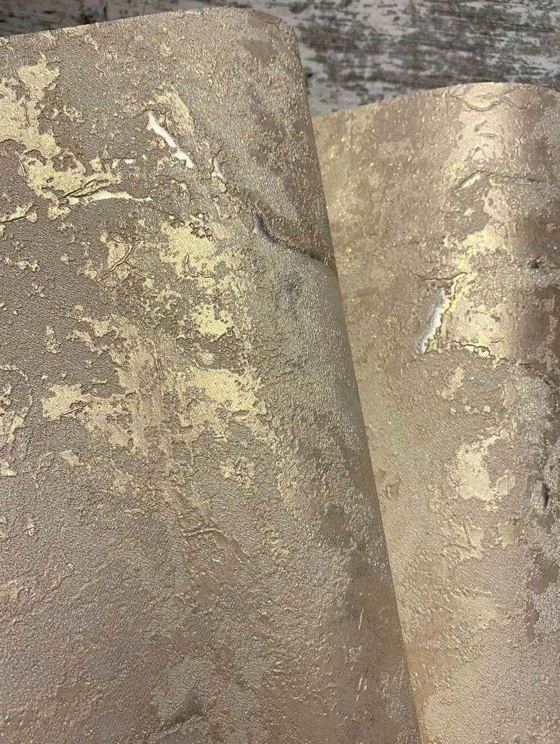 Обои виниловые на флизелиновой основе Decori & Decori Forte Dei Marmi Золотистый 1,06 х 10,05м (82678)