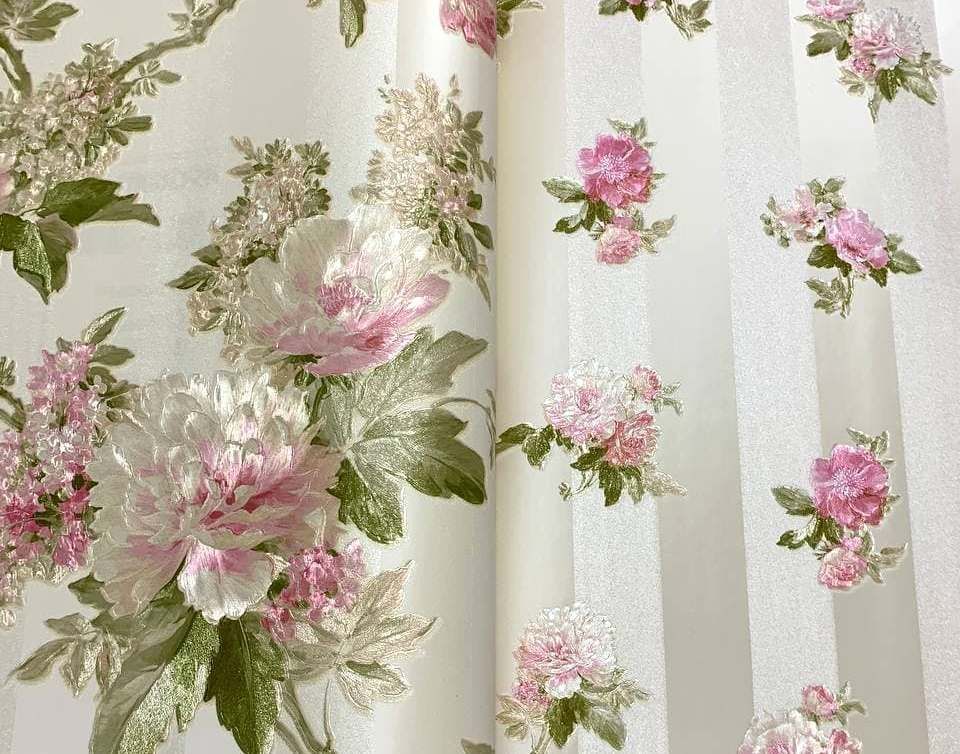 Шпалери вінілові на флізеліновій основі AS Creation Romantico бежевий 0,53 х 10,05м (30446-4)