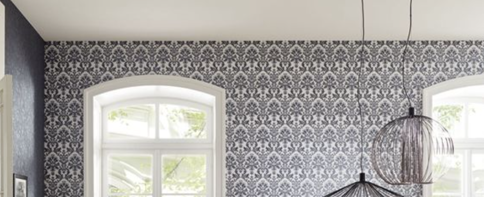 Шпалери вінілові на флізеліновій основі Чорні Fashion for Walls P+S International 0,53 х 10,05м (02485-30)