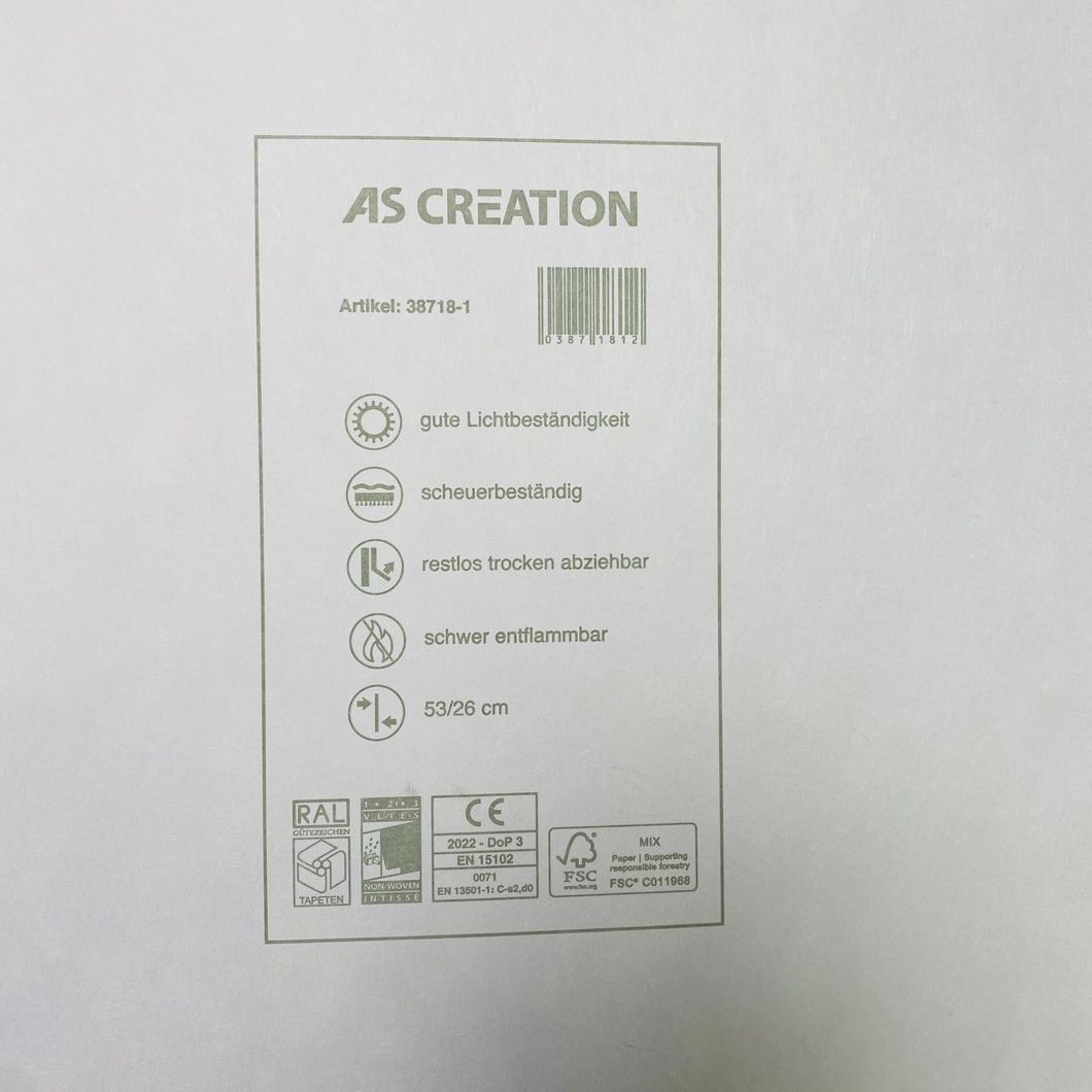 Обои виниловые на флизелиновой основе AS Creation Pint Walls серый 0,53 х 10,05м (38718-1)