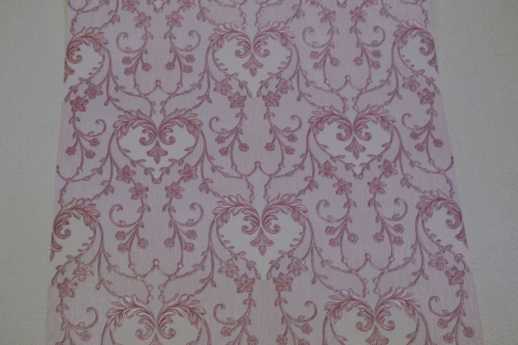 Шпалери дуплексні на паперовій основі Слов'янські шпалери В64,4 Фієста рожевий 0,53 х 10,05м (8136-06)