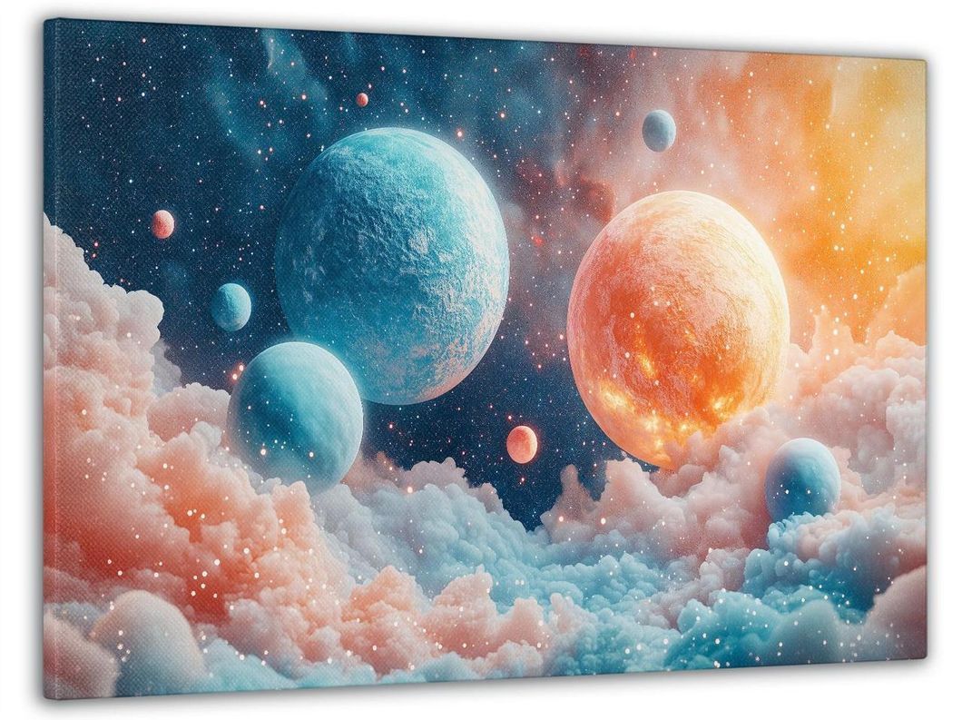 Картина на холсте МАKO "Галактические мечты " 60x100 см MK10546