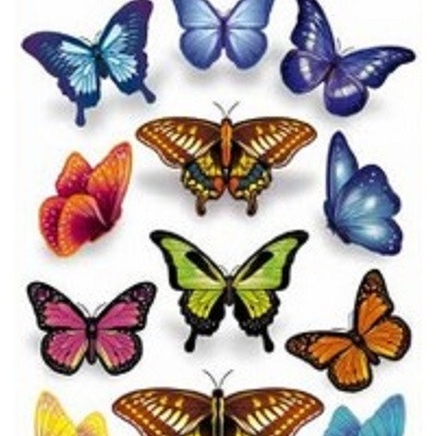 Наклейка декоративная АртДекор №37 Бабочки (5842 - 37)