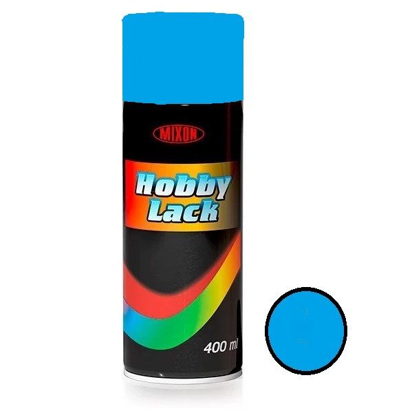 Краска спрей HOBBY LACK 400 мл ярко синий цвет №824 (204105), Синий, Синий