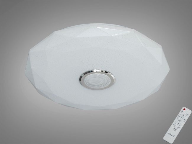 Смарт LED люстра біла 80 Вт RGB з Bluetooth, I-LINK додаток