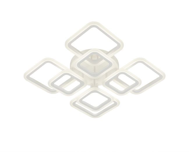 LED Стельова Люстра INTEREES IS 5106A-4+4 (Білий), Білий4