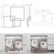 Керована світлодіодна люстра COCO 120W 3S-SMART-750x750x142-WHITE-220-IP20, Білий