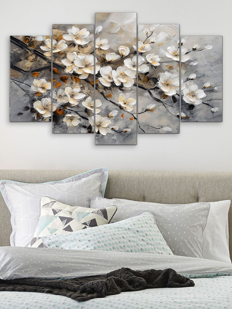 Модульная картина в гостиную / спальню для интерьера 80x125 см MK50380