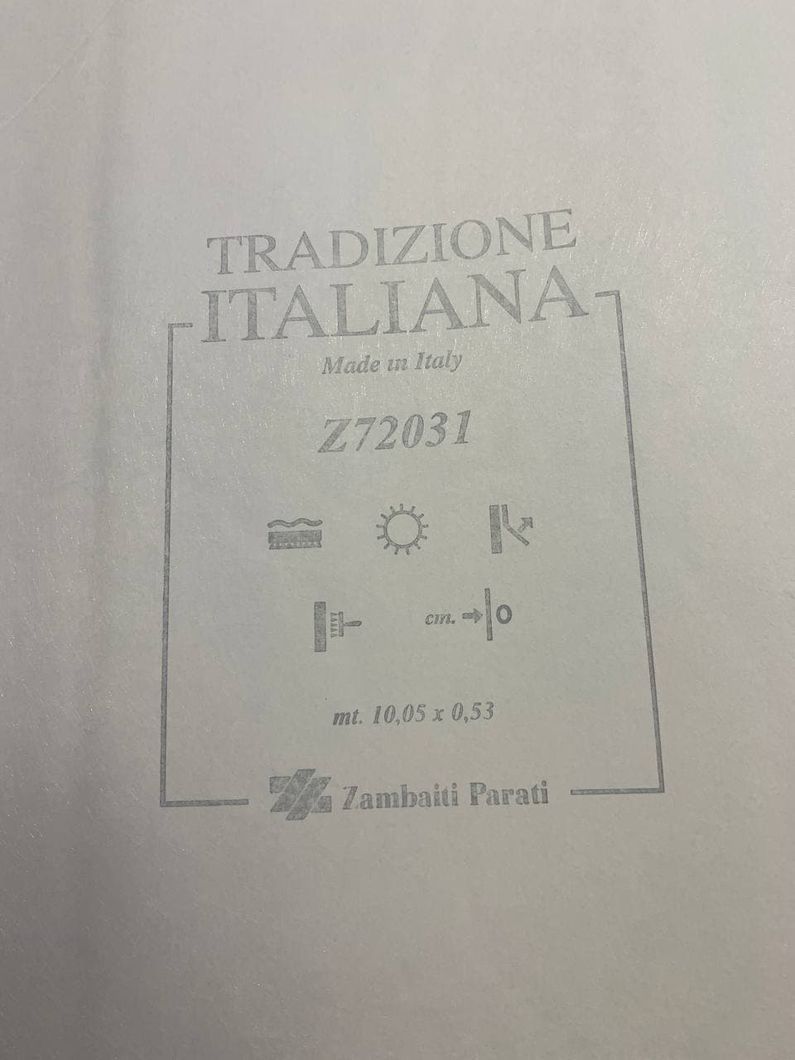 Шпалери вінілові на флізеліновій основі Zambaiti Parati Tradizione Italiana чорний 0,53 х 10,05м (Z72031),