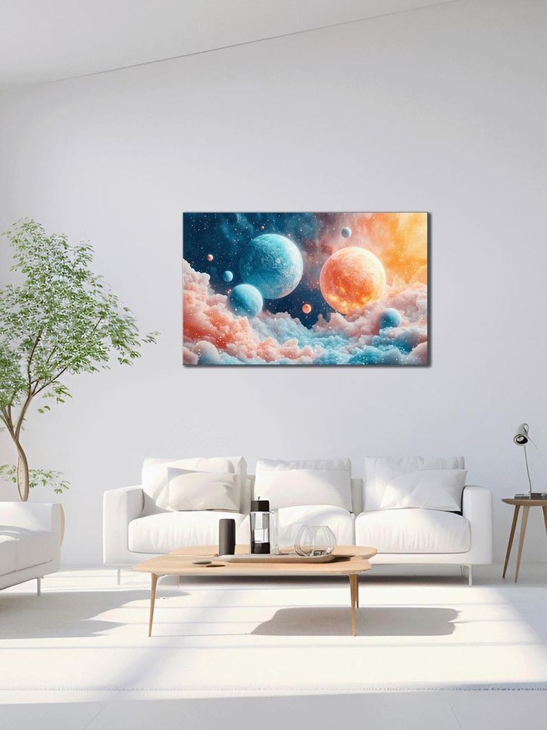 Картина на холсте МАKO "Галактические мечты " 60x100 см MK10546