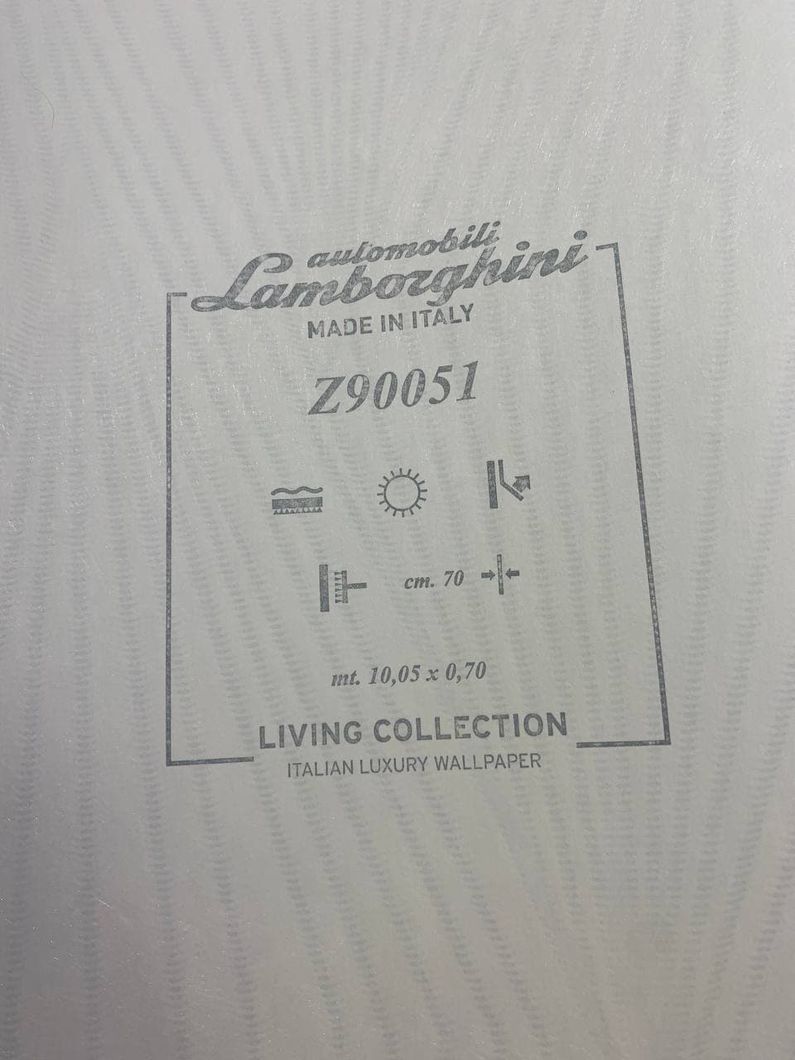 Обои виниловые на флизелиновой основе Zambaiti Parati Lamborghini 2 серый 0,70 х 10,05м (Z90051)