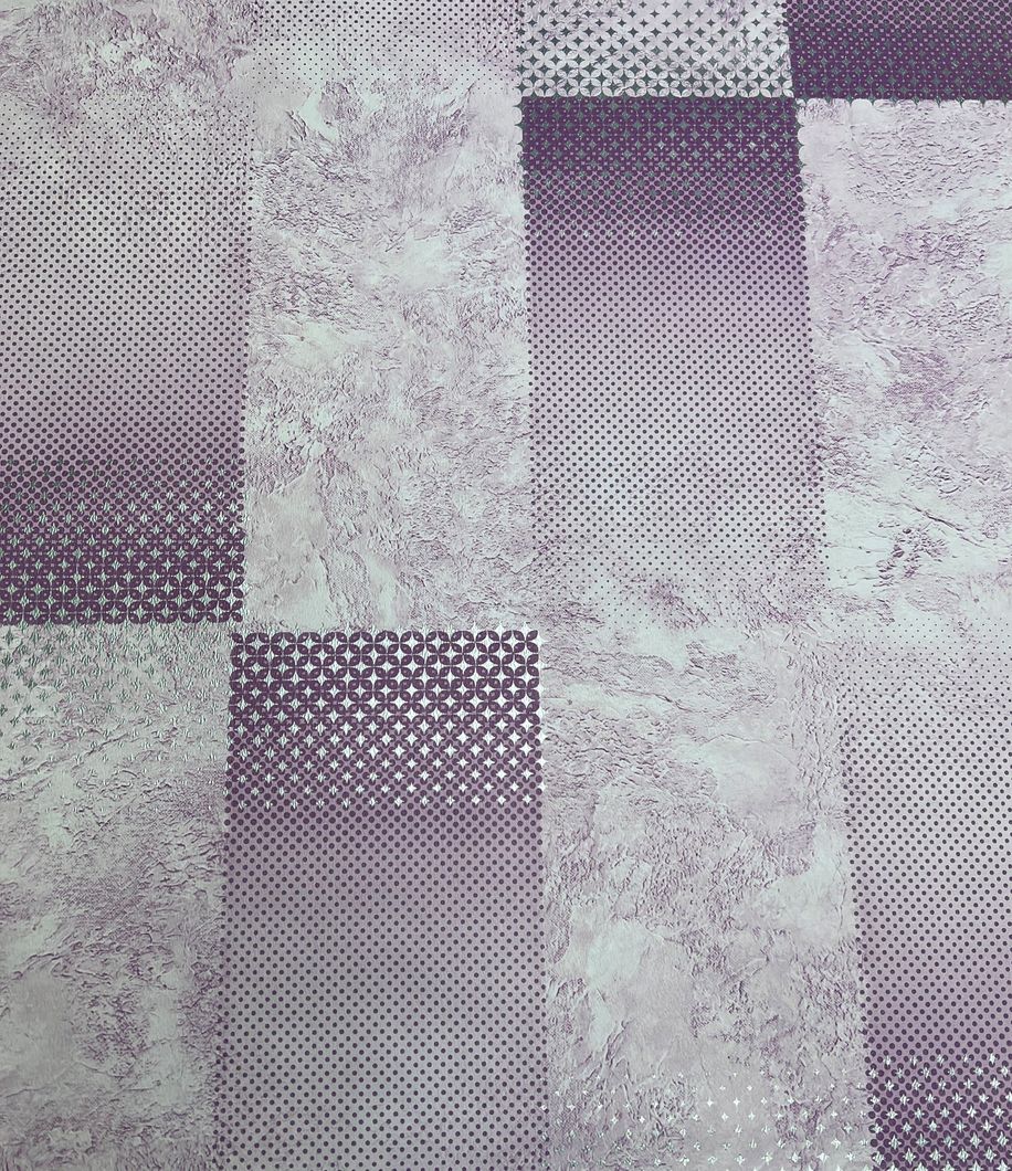 Шпалери паперові Континент Грато фіолетовий 0,53 х 10,05м (1509), Серый, Сірий