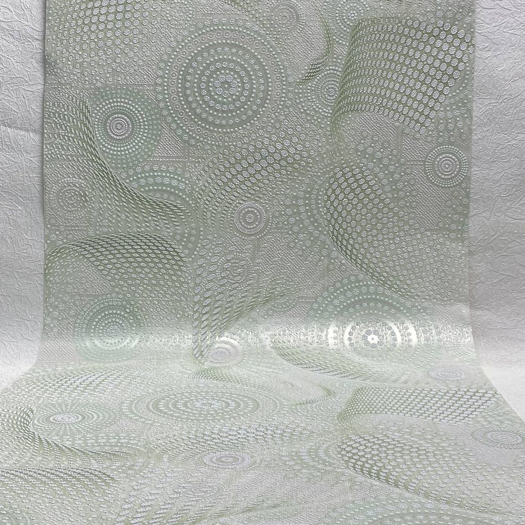 Шпалери акрилові на паперовій основі Зелені Слов'янські шпалери B77,4 Морозник 0,53 х 10,05м (6592-04)