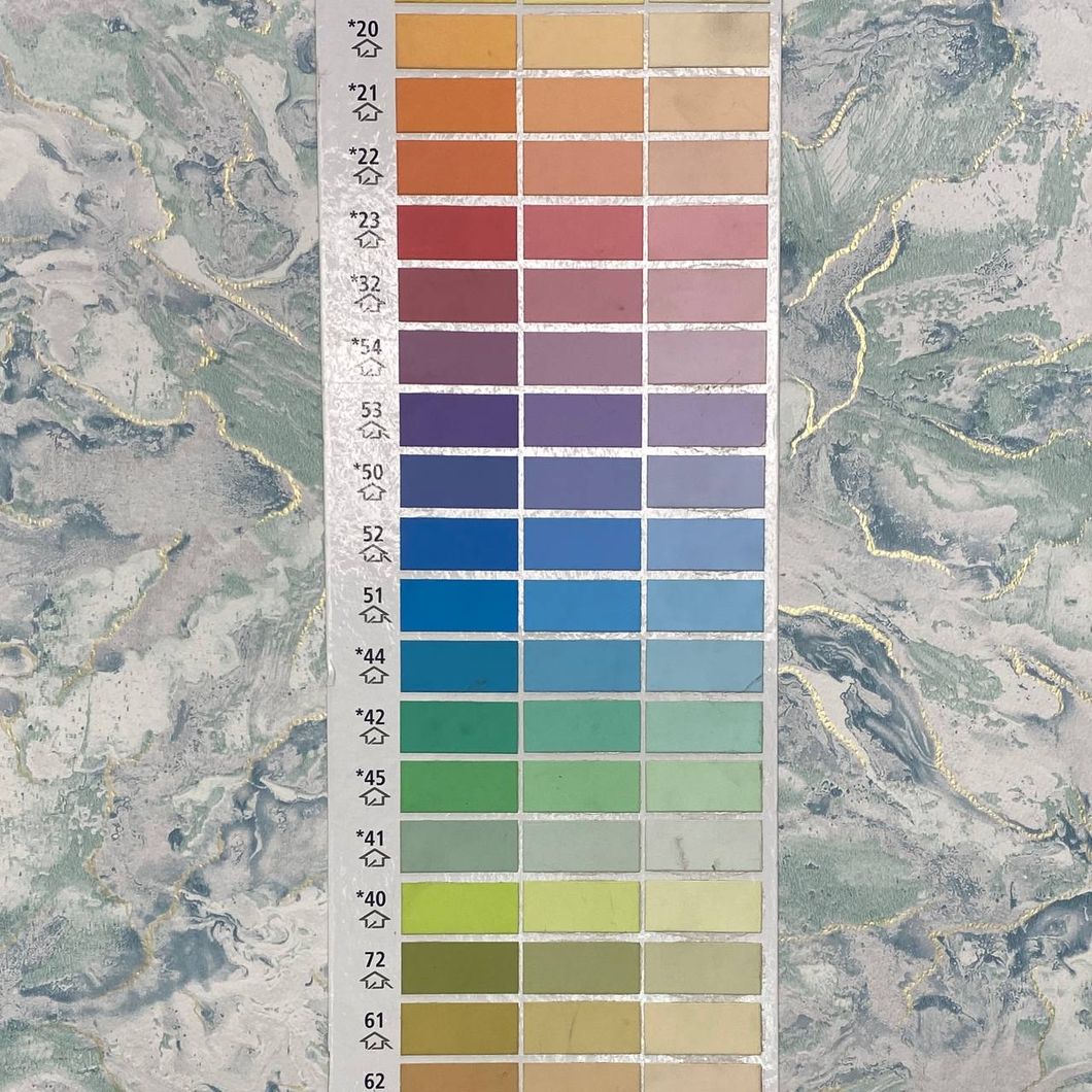 Шпалери паперові вологостійкі Зелені Слов'янські шпалери Colorit В255 Тарсис 0,53 х 10,05м (5217-04)