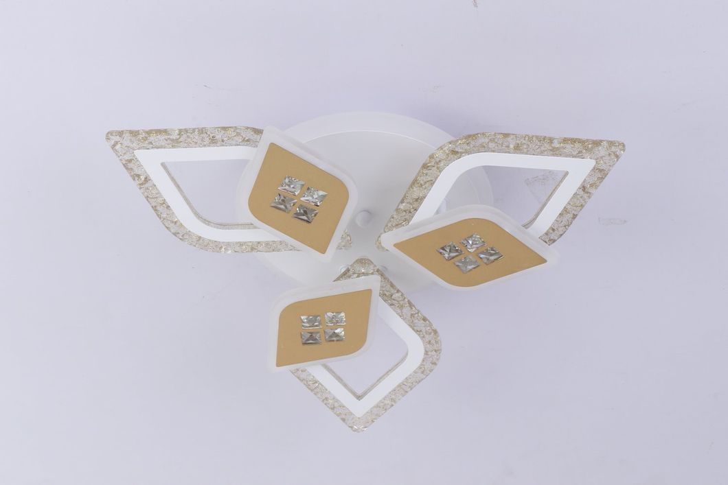Люстра светодиодная V K39939-3 3 1 WT gold с пультом