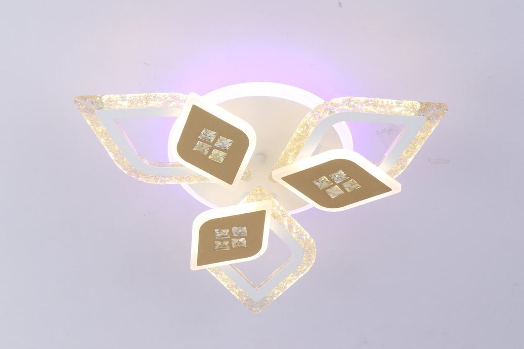 Люстра светодиодная V K39939-3 3 1 WT gold с пультом