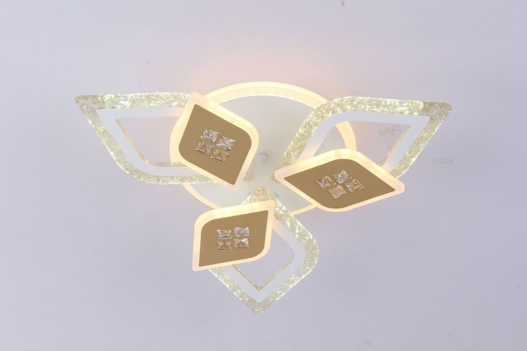 Люстра светодиодная V K39939-3 3 1 WT gold с пультом