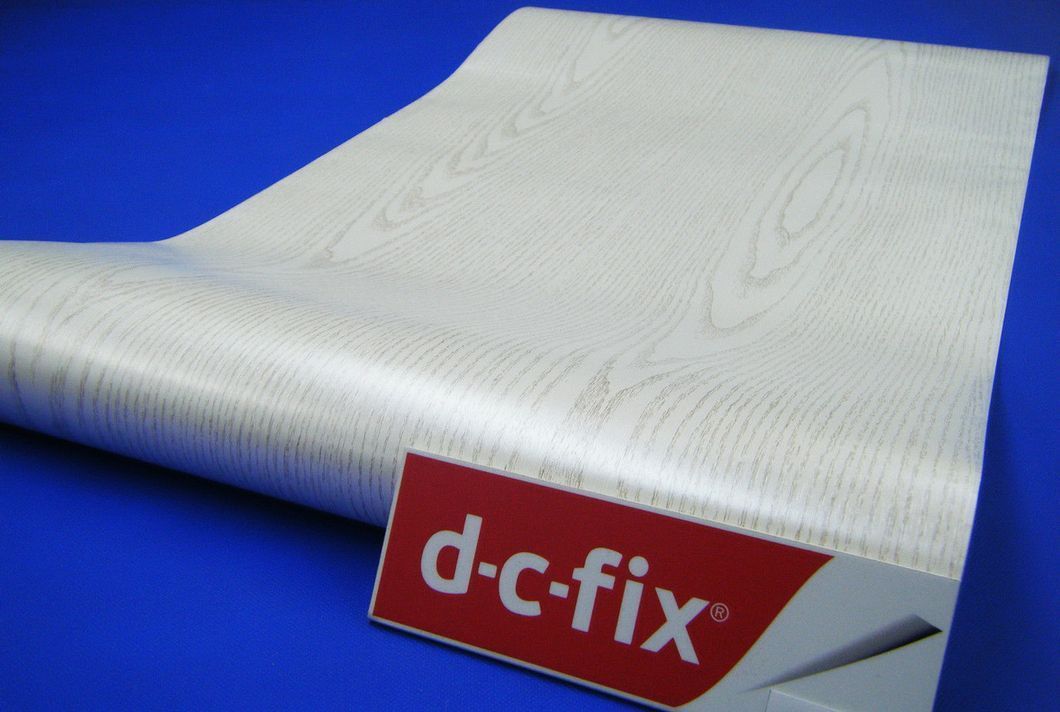 Самоклейка декоративна D-C-Fix Перламутрове дерево білий напівглянець 0,90 х 15м (200-5367), Білі, Білий
