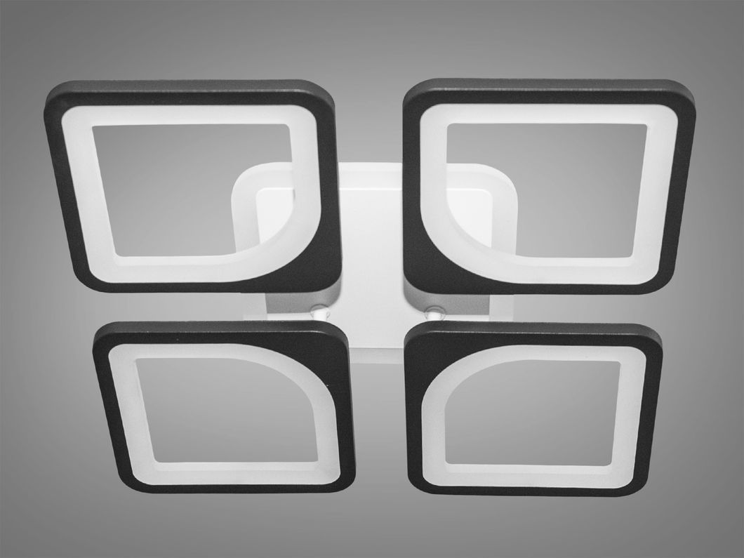 Потолочная LED-люстра с диммером и цветной подсветкой, 80W