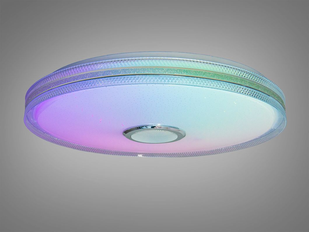 Смарт LED люстра біла 80 Вт RGB з Bluetooth, I-LINK додаток