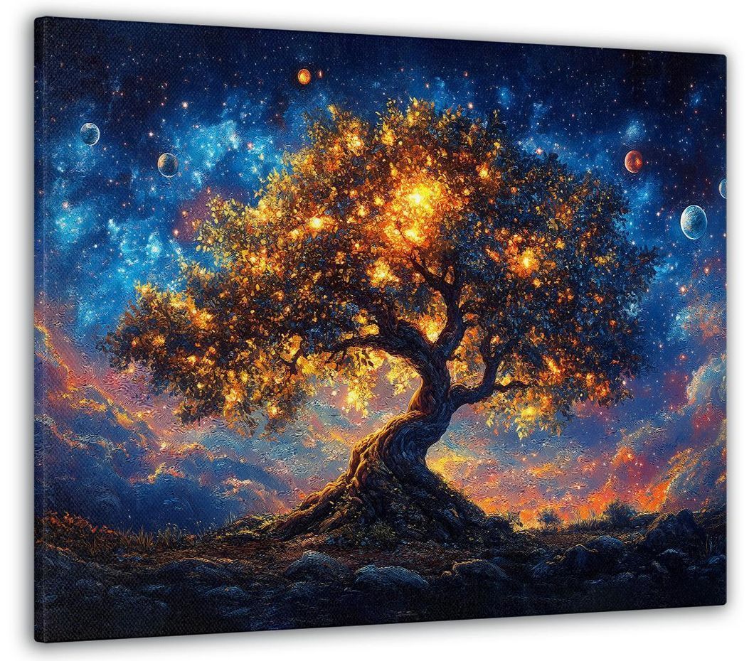 Картина на холсте МАKO " Космическое дерево " 50x70 см MK10529_5070