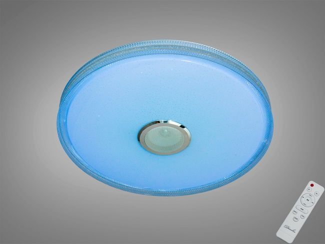 Смарт LED люстра біла 80 Вт RGB з Bluetooth, I-LINK додаток