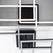 Керована світлодіодна люстра COCO 120W 3S-SMART-750x750x142-BLACK-220-IP20, Білий
