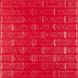 Панель стінова самоклеюча декоративна 3D Цегла червона 700х770х5мм (008-5), Червоний, Червоний