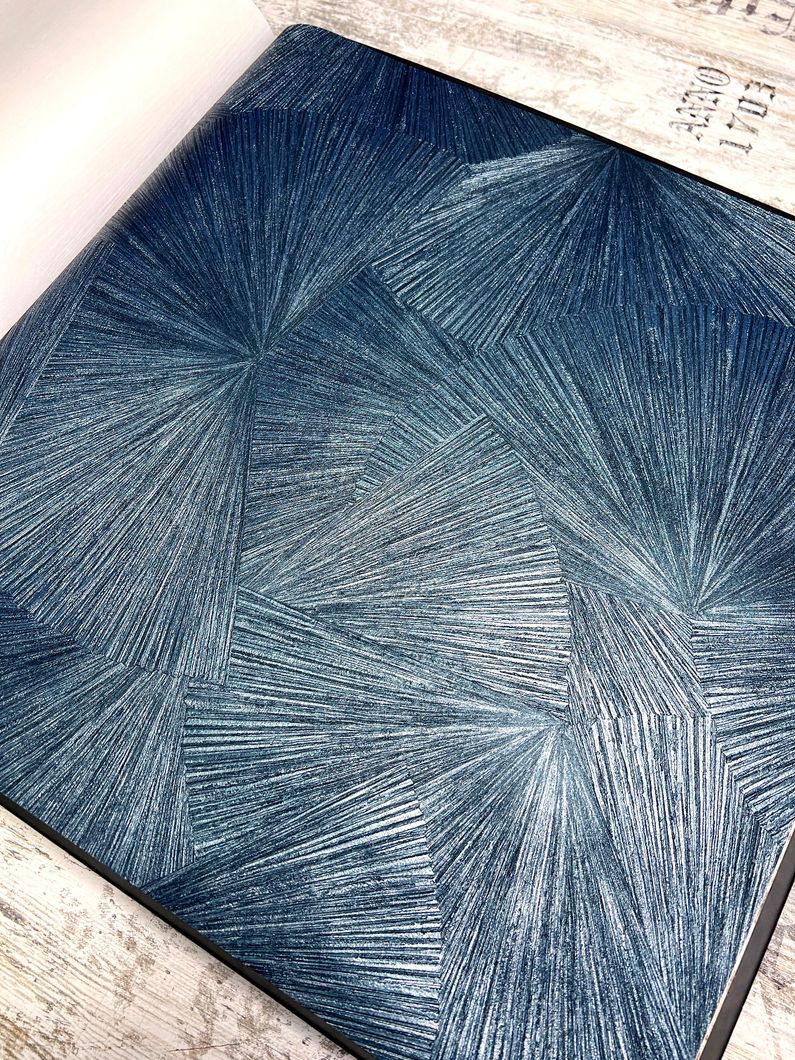 Обои виниловые на флизелиновой основе Erismann Fashion for Walls 3 синий 1,06 х 10,05м (12099-19)