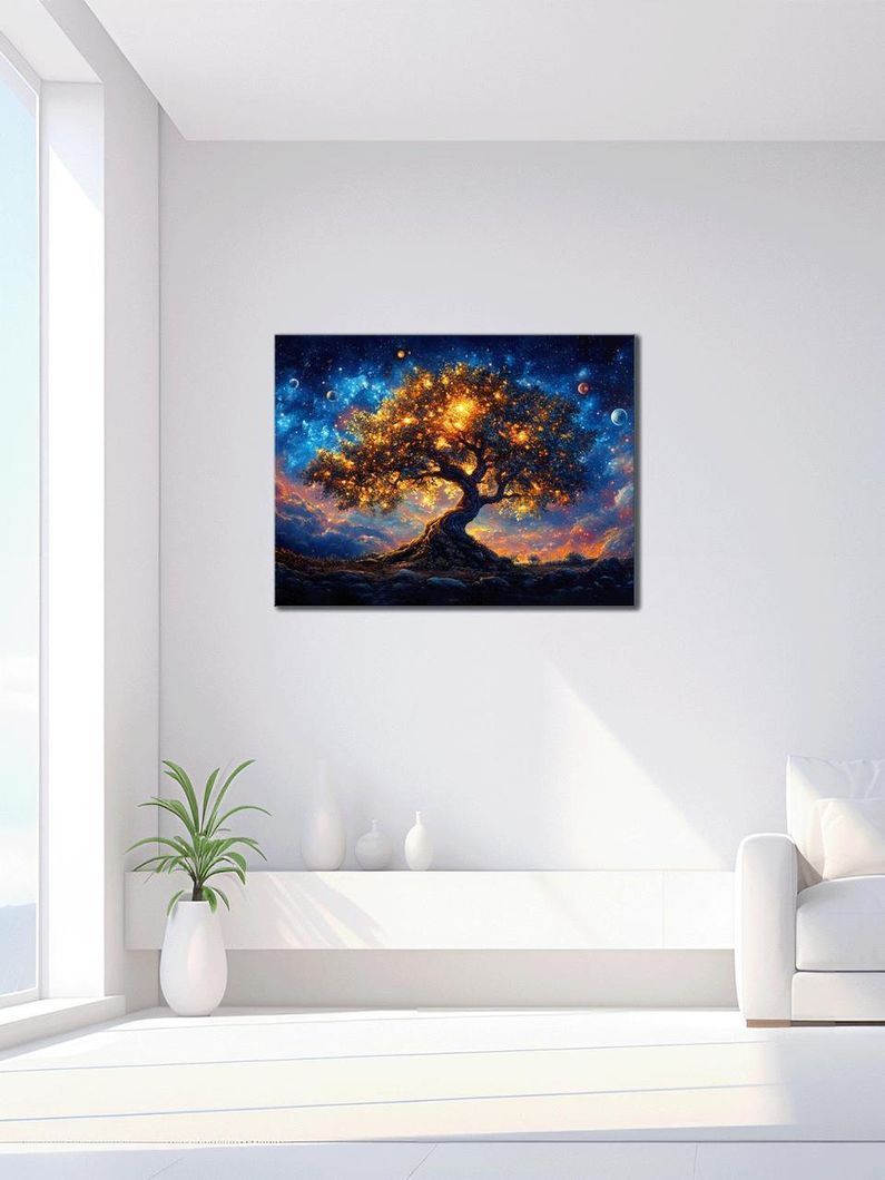 Картина на холсте МАKO " Космическое дерево " 50x70 см MK10529_5070