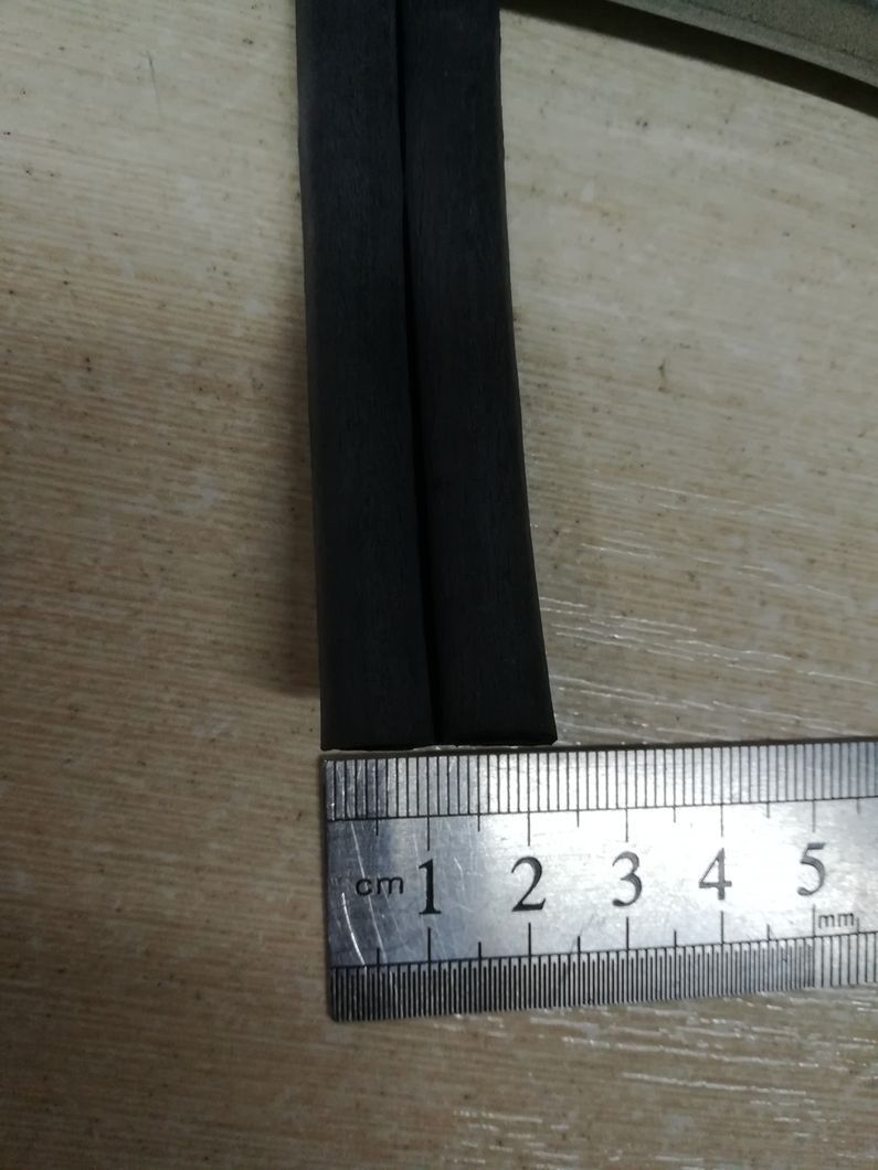Самоклеящийся уплотнитель, "D" (черный) 9 х 7,5мм  (105434), Коричневый, Коричневый