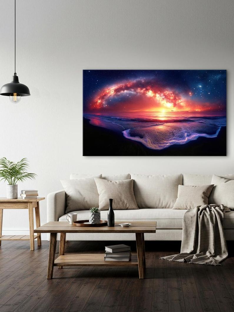 Картина на холсте МАKO "Магия галактики" 60x100 см MK10501
