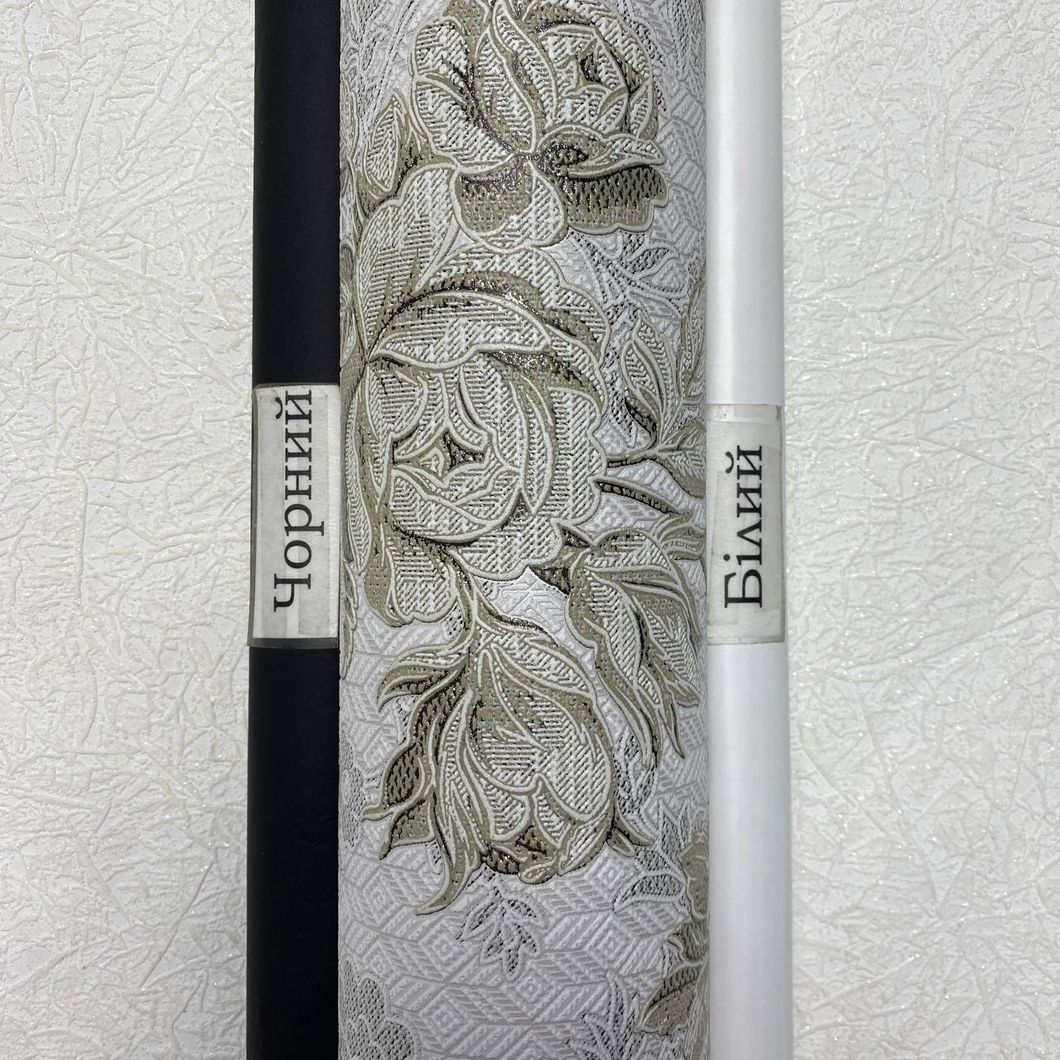 Шпалери вінілові на паперовій основі бежеві Слов'янські шпалери Comfort В53,4 Кантрі 0,53 х 10,05м (5660-01)