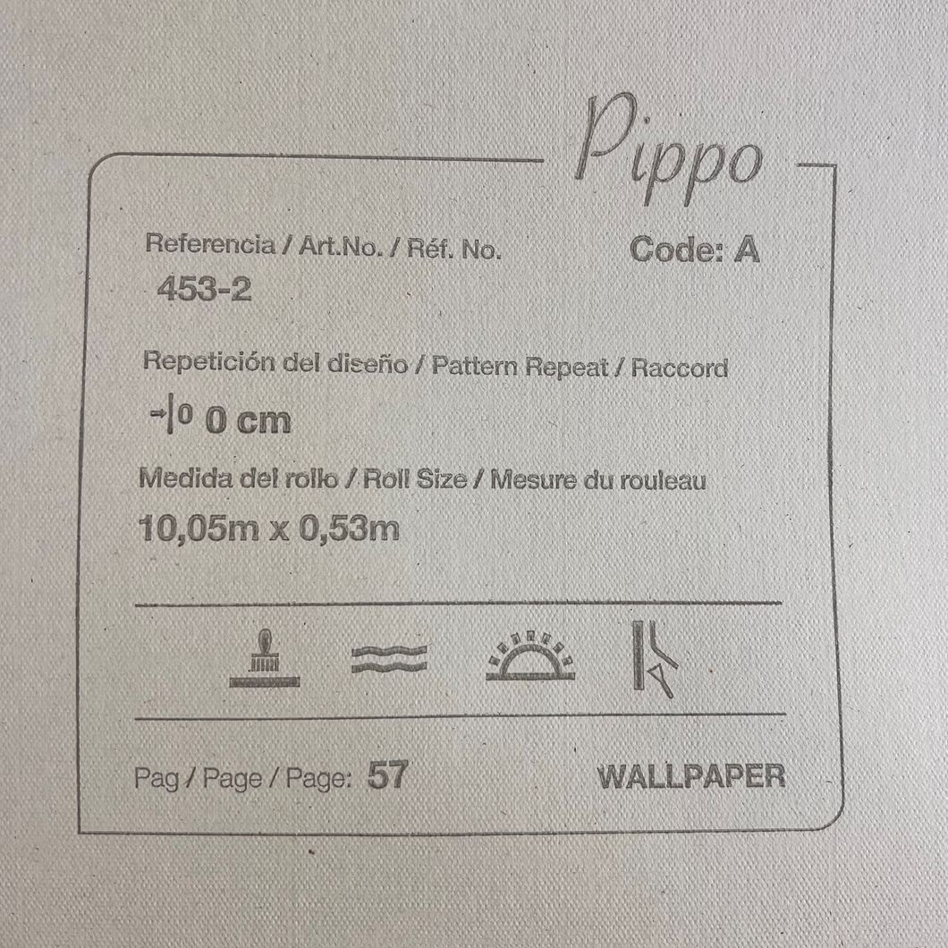 Обои бумажные ICH Pippo белый 0,53 х 10,05м (453-2)