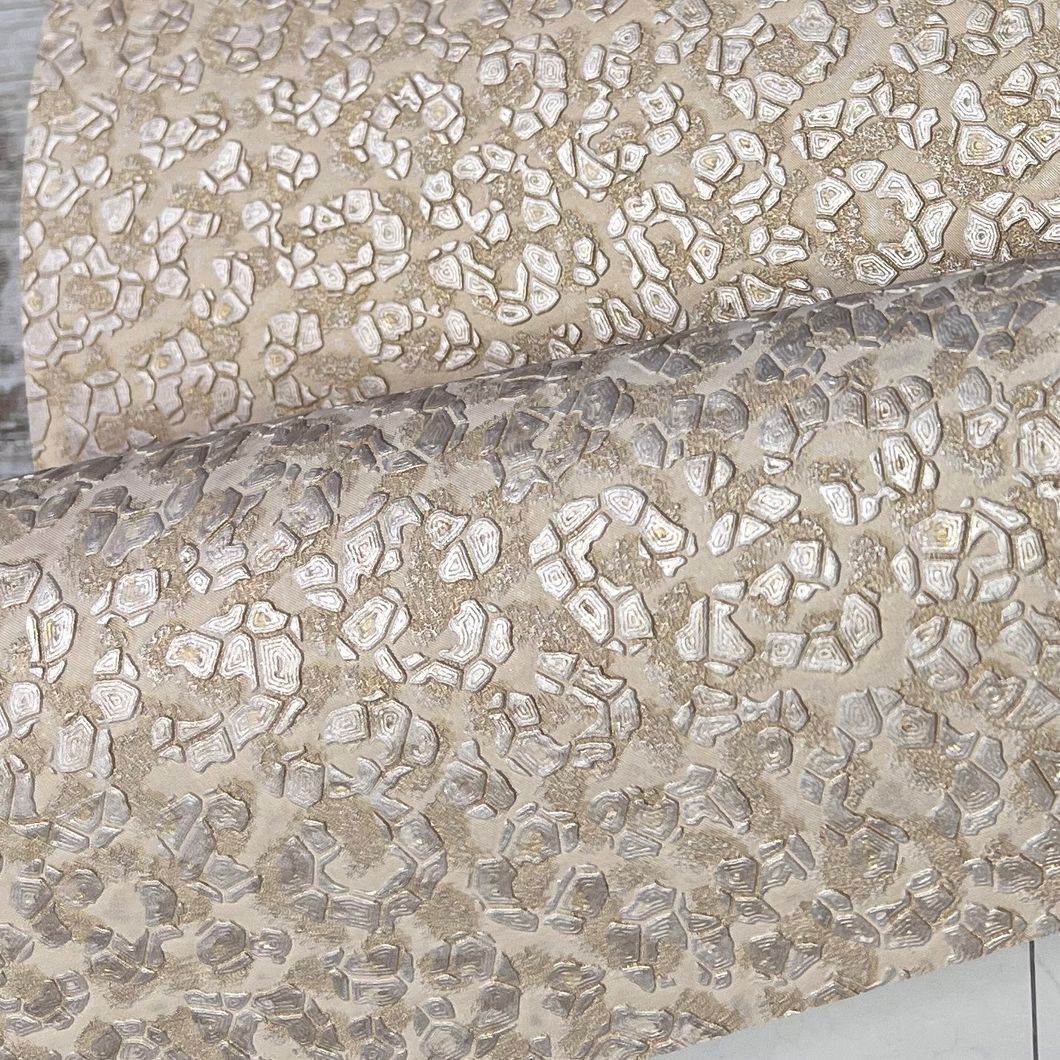 Шпалери вінілові на флізеліновій основі Wallpaper Roberto Cavalli Home бежевий 1,06 х 10,05м (RC19021), Бежевий, Бежевий