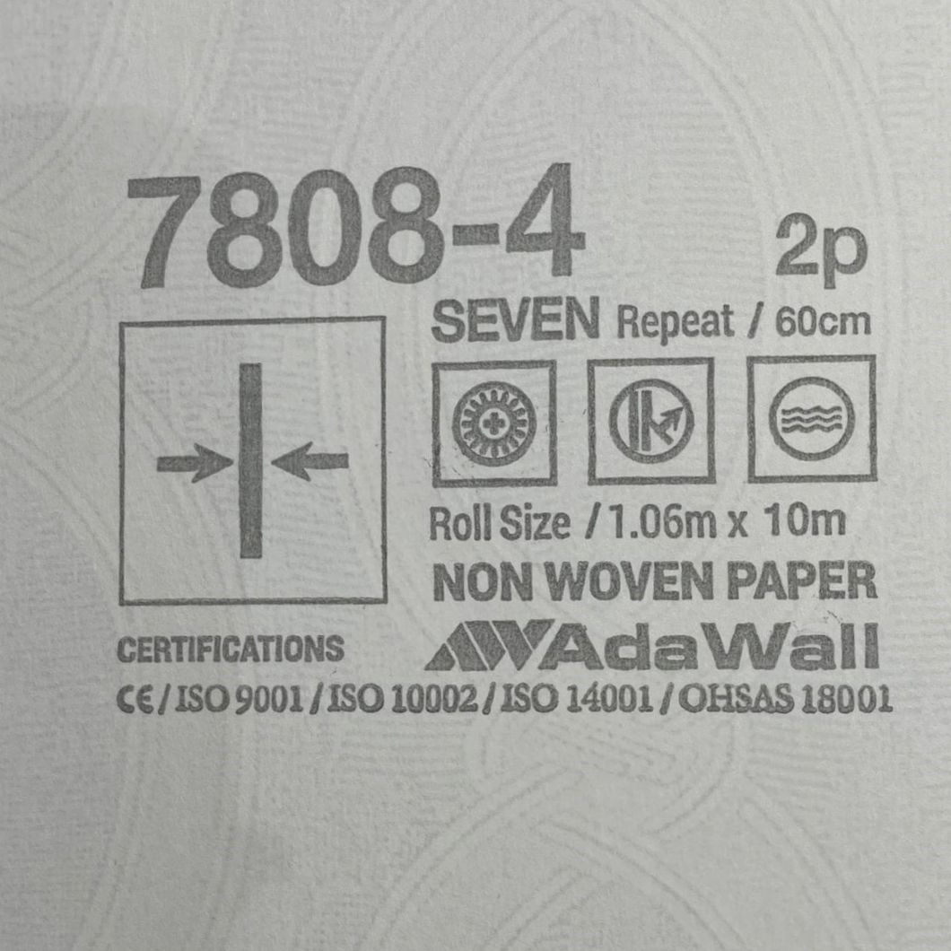 Шпалери вінілові на флізеліновій основі зелений AdaWall Seven 1,06 х 10,05м (7808-4)