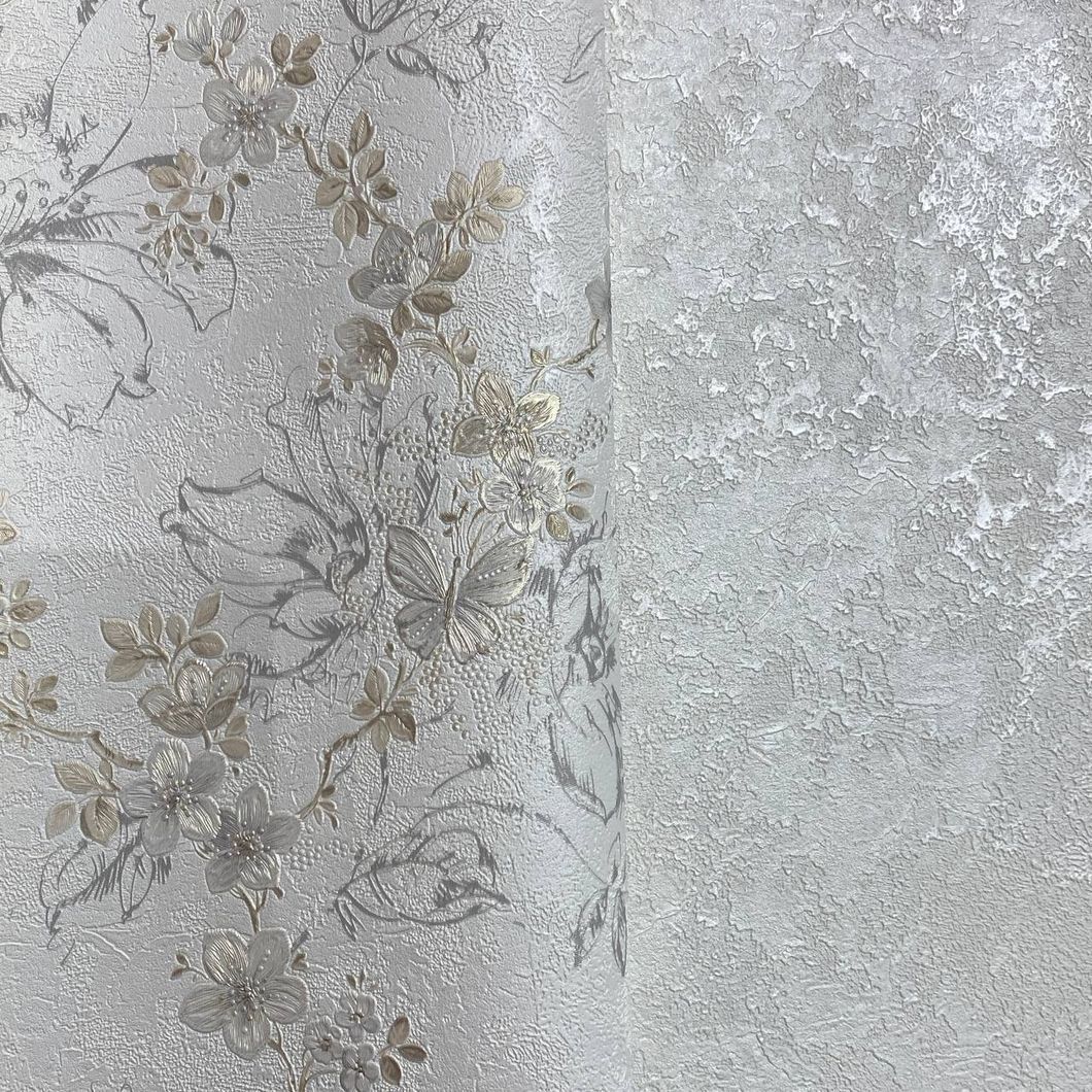Шпалери вінілові на флізеліновій основі білий Blumarine 5 (Emiliana Parati) 1,06 х 10,05м (29028)