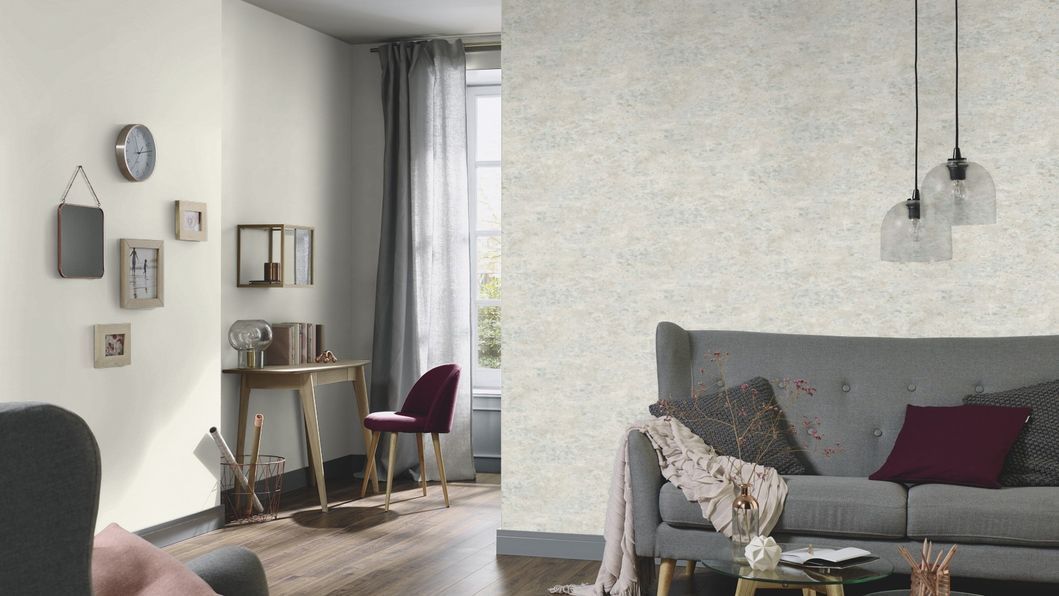 Шпалери вінілові на флізеліновій основі Erismann Code Nature блакитний 1,06 х 10,05м (12150-14)