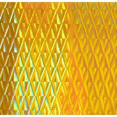 Самоклейка декоративна голограма Hongda Дощик золотистий 0,45 х 15м (одна тисяча один), Золотий, Золотий